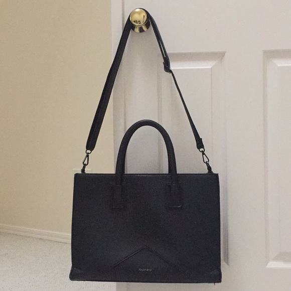 Pixie Mood Handbags - Black pleather work bag from Nordstrom